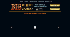 Desktop Screenshot of bigworldcasino.com